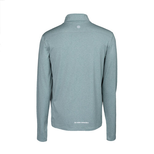 Indian Maharadja Men Half Zip Long Sleeve - Licht Saliegroen Indian Maharadja Men Half Zip Long Sleeve - Licht Saliegroen