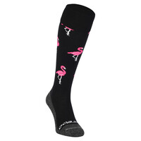 Socks Flamingo Black/Pink