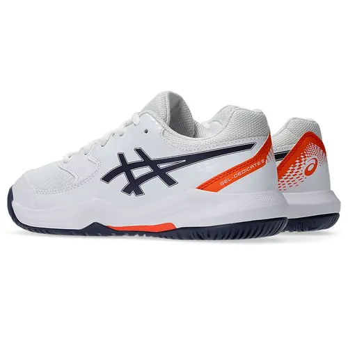 Asics Gel-Dedicate 8 Gs - Wit/Grijs - Tennisschoenen - Kinderen