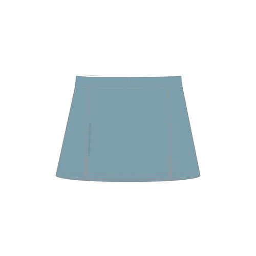 Indian Maharadja Women Pique Skirt - Serene Blue
