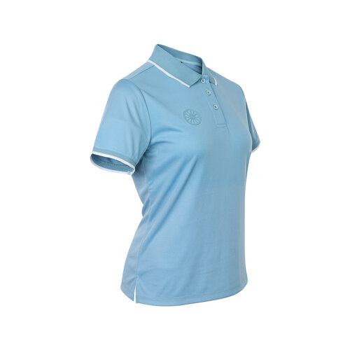 Indian Maharadja Women Pique Polo - Serene Blue