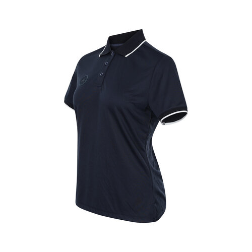 Indian Maharadja Women Pique Polo - Night Blue