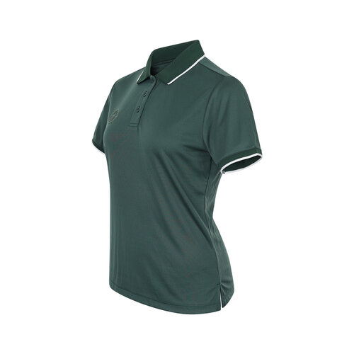 Indian Maharadja Women Pique Polo - Hunter Green