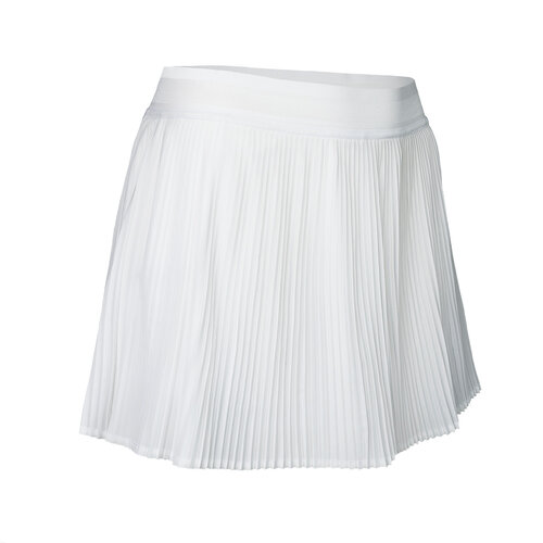 Indian Maharadja Women Fine Pleated Skirt - White