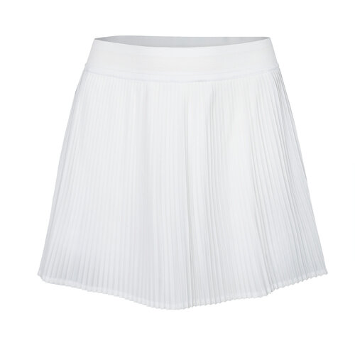 Indian Maharadja Women Fine Pleated Skirt - White