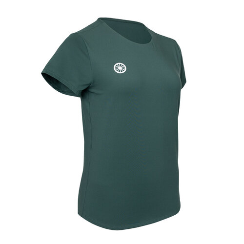 Indian Maharadja Women Breeze Round Neck Tee - Hunter Green