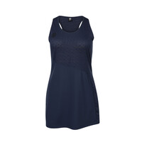 Women 2 Piece Jacquard Dress - Night Blue