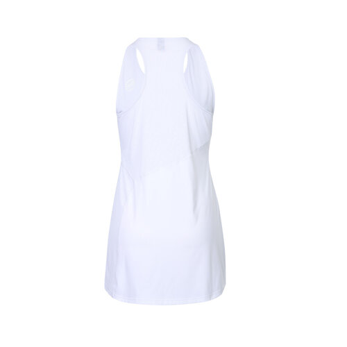 Indian Maharadja Women 2 Piece Jacquard Dress - Bright White