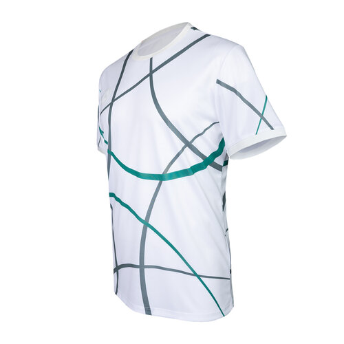 Indian Maharadja Men Pique Smash Tee - Lush Green Print