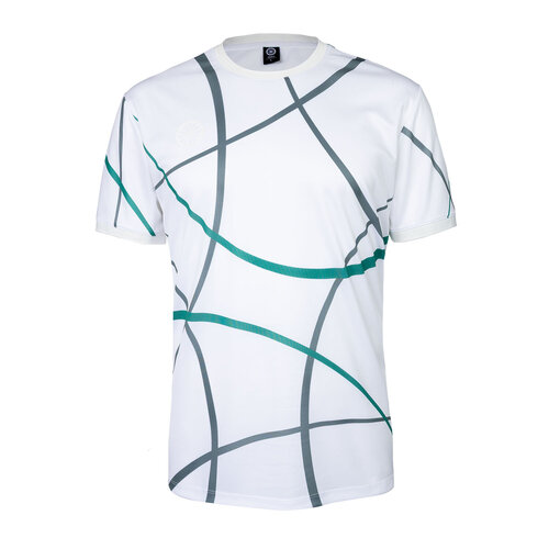 Indian Maharadja Men Pique Smash Tee - Lush Green Print