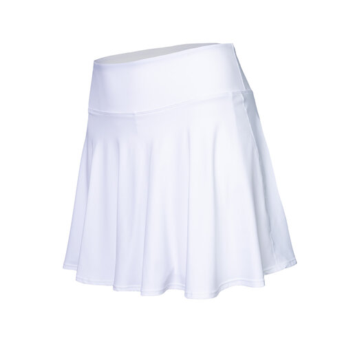 Indian Maharadja Girls Flowing Skirt - Bright White