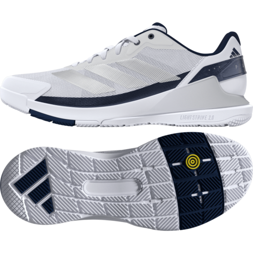 Adidas Crazyquick Ls Padel – Padelschoenen - Wit/Blauw - Heren