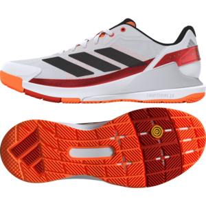 Adidas Crazyquick Ls Padel M – Padelschoenen - Wit/Oranje - Heren