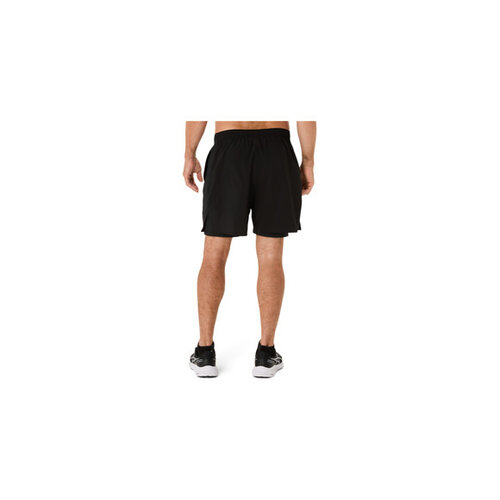 Asics Core 2N1 Short Zwart Heren Asics Core 2N1 Short Zwart Heren