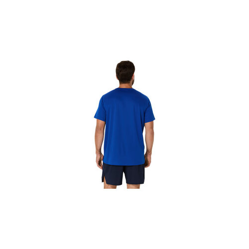 Asics Core Shortsleeve Top Heren Blauw Asics Core Shortsleeve Top Heren Blauw