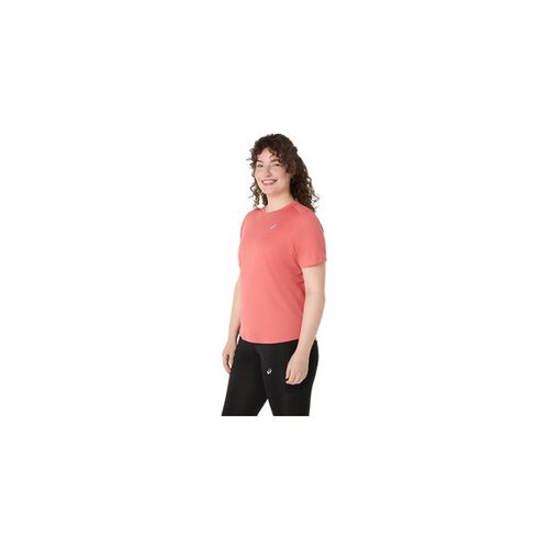Asics Core Shortsleeve Top Roze Dames