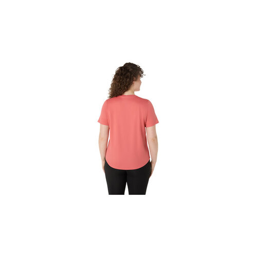 Asics Core Shortsleeve Top Roze Dames