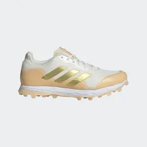 Adidas Fabela Zone 2.1 Hockeyschoenen Wit Goud