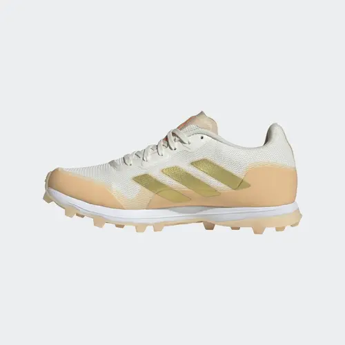 Adidas Fabela Zone 2.1 Hockeyschoenen Wit Goud