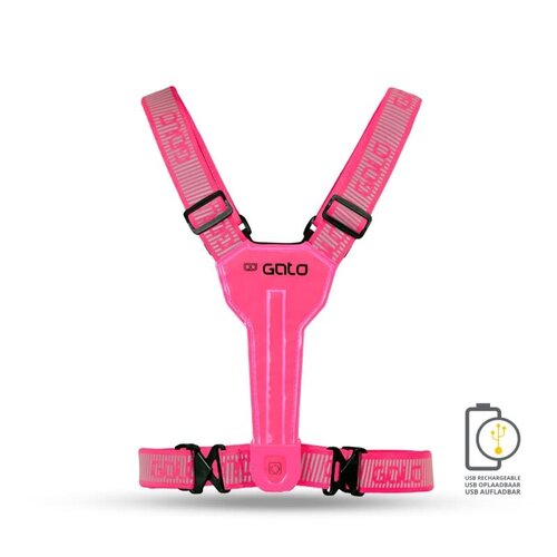 Gato Led USB Sport Vest Ultra Hot Pink