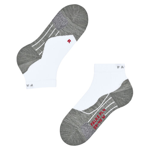 Falke PL4 Short Padelsokken Dames Wit