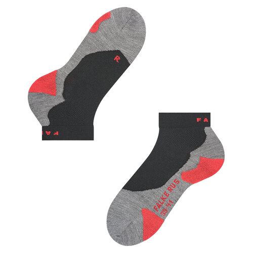 Falke RU5 Race Short Heren Running Korte Sokken Zwart