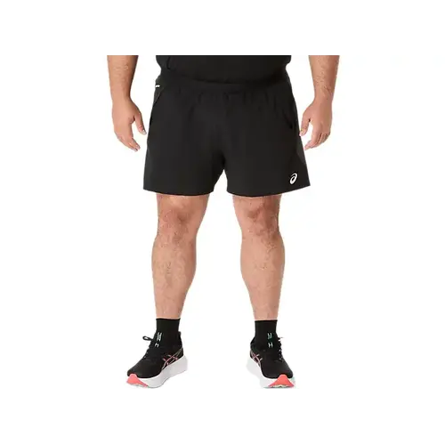 Asics Road 5IN Short Heren Performance  Black/Graphite Grey