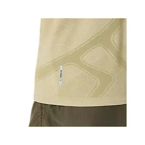 Asics Road Seamless SS Top Dames Khaki/Cream Asics Road Seamless SS Top Dames Khaki/Cream