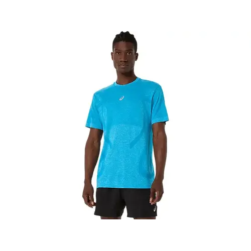 Asics Road Seamless SS Top Heren Aegean Blue/Sky