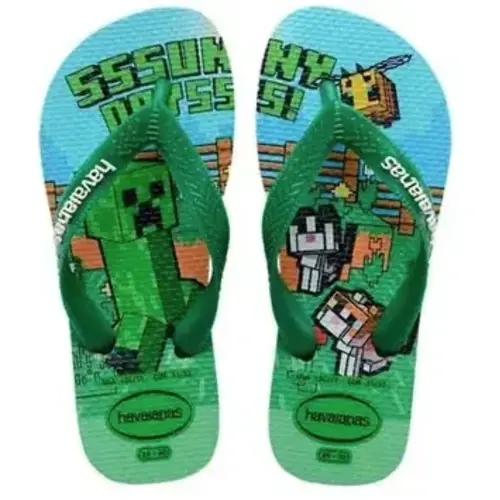 Havaianas Kids Minecraft Groen Slippers
