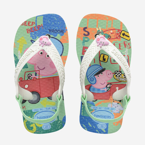 Havaianas Baby Peppa Pig Wit Slippers