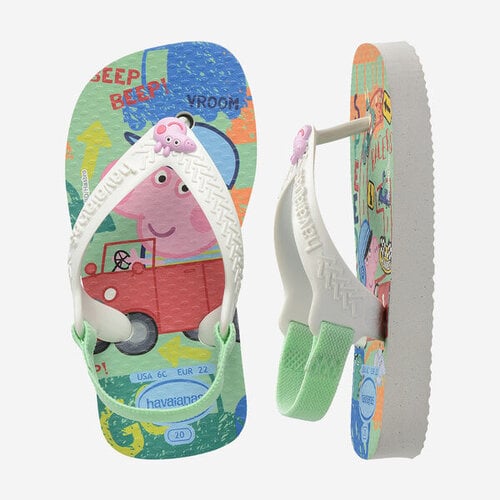 Havaianas Baby Peppa Pig Wit Slippers