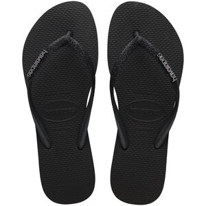 Havaianas Slim Glitter II Zwart Slippers