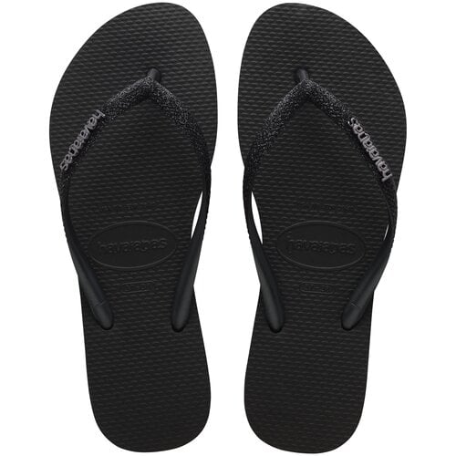 Havaianas Slim Glitter II Zwart Slippers
