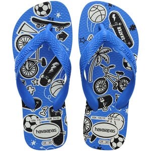 Havaianas Kids Athletic Wit Blauw Slippers