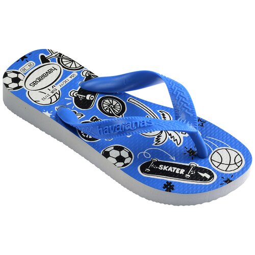 Havaianas Kids Athletic Wit Blauw Slippers Havaianas Kids Athletic Wit Blauw Slippers