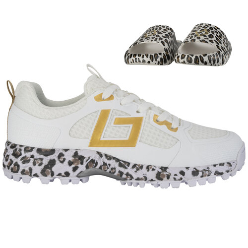 Brabo Shoe Tribute White/Gold/Leo+Slides Brabo Shoe Tribute White/Gold/Leo+Slides