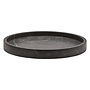Hammam Plateau Rond Donkergrijs