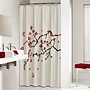 Sealskin Blossom Douchegordijn Polyester 180x200 cm Rood