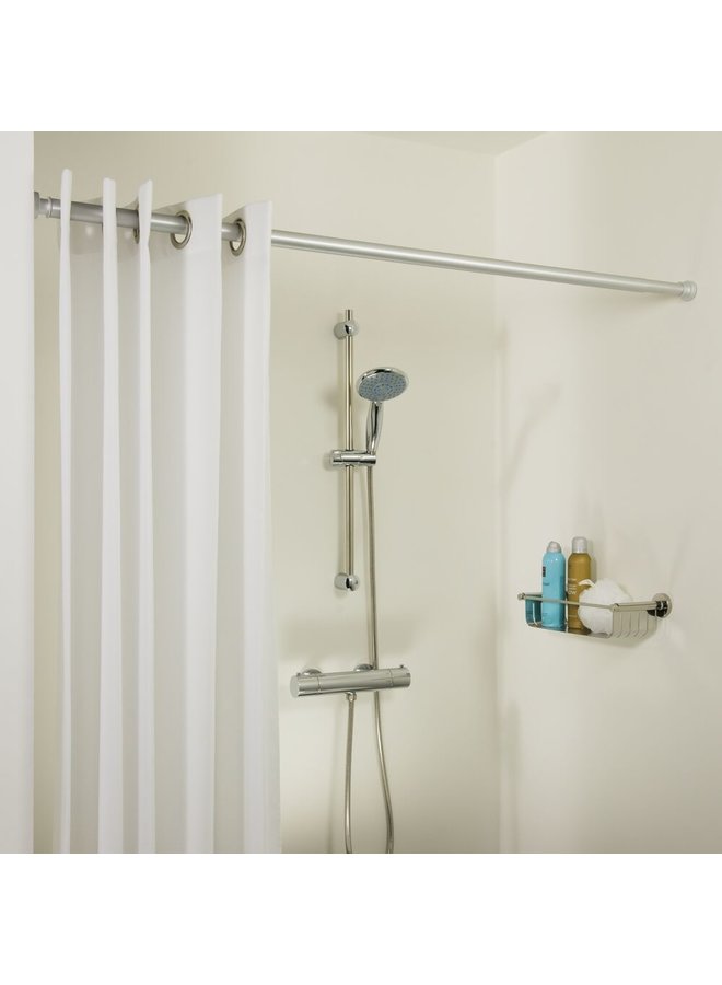 Douchegordijnstang of Douchestang hoek kopen Badmatten.nl Badmatten.nl