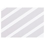 Strip zelfklevende antislip stickers vinyl 2x30 cm, 5 stuks transparant