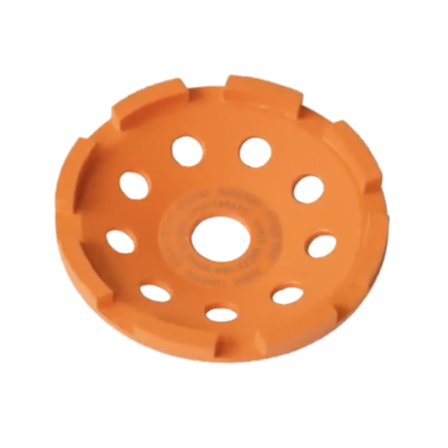 Collomix Slijpkom GST 125 Grinder (oranje), √ò 125 mm, H = 22 mm, b. v. voor dekvloer, abrasieve natursteen, incl. lamellenring-set