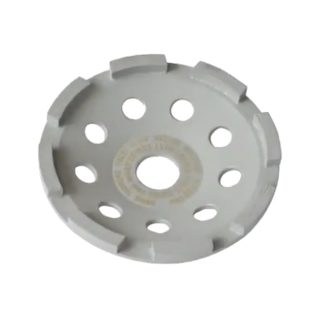 Collomix Slijpkom UST 125 Universal (grijs), √ò 125 mm, H = 22 mm, b. v. voor nieuw beton, tegellijm, incl. lamellenring-set