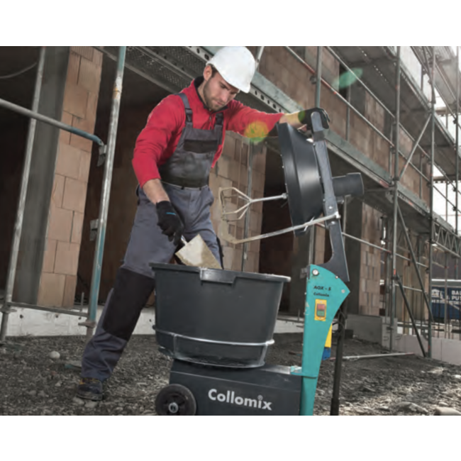 Collomix Roterende kuip menger AOX-S, tweevoudige aandrijving 1 kW/0,55 kW/230 volt, incl. mengwerk AOX-DLX, AOX-KR, max. mengvolumne 50 kg