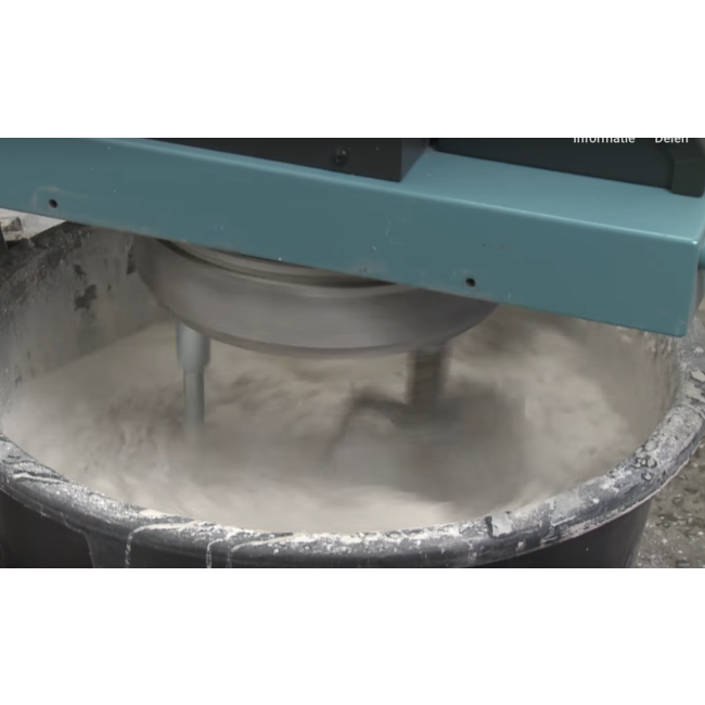 Collomix Dwangmenger XM 3 - 900, 1,5 kW, 50 Hz, 400 V, compleet met speciale mengkuip 90 liter, 1 set mengwerken 3-dlg., andafstrijker met gummi lip