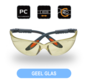 Veiligheidsbril Verstelbaar Geel Glas