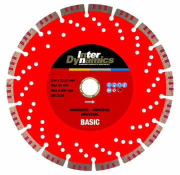 InterDynamics InterDynamics Diamantzaag Universeel Basic 230 mm