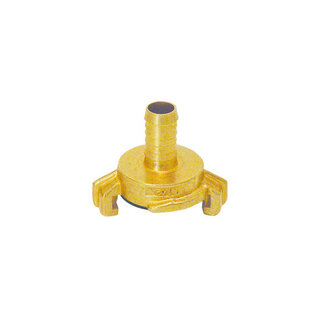 Snelkoppeling met slangtule 38 mm Messing