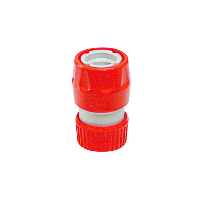 Snelkoppeling met stop en slanghouder 12-18 mm Kunststof