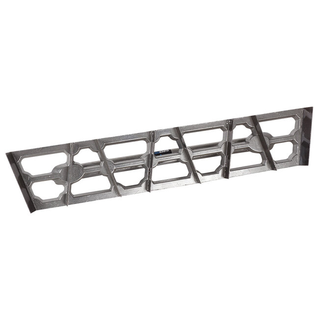 Gipsschaaf aluminium 8 messen, 460 x 90 mm